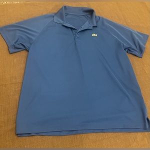 Lacoste sport. Mens blue polo. Size large